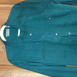 Falls Creek Teal Women's Button Down Shirt